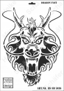 Schablone-Stencil A3 309-5036 Dragon Face